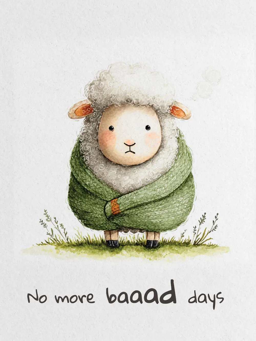 Left page of Get Well Soon card designs