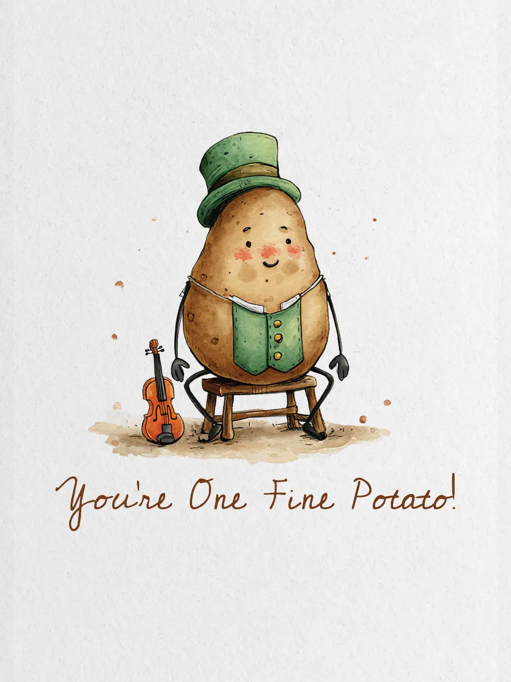 Hand-written card design